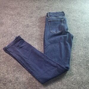 Flying Monkey Womens Jeans Dark Wash Cotton Blend Straight Leg Size 28